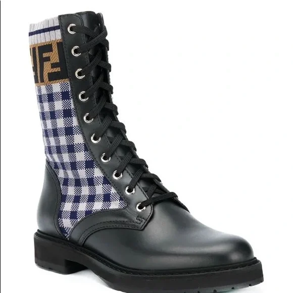 Fendi Combat Boots Size 39.5